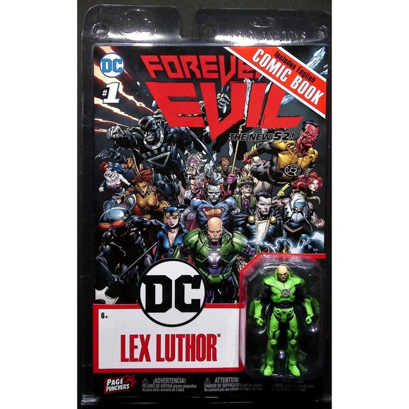 DC Comics Page Punchers Superman Lex Luthor Flash Comic Book Action 3 Figure Set - Picture 4 of 7